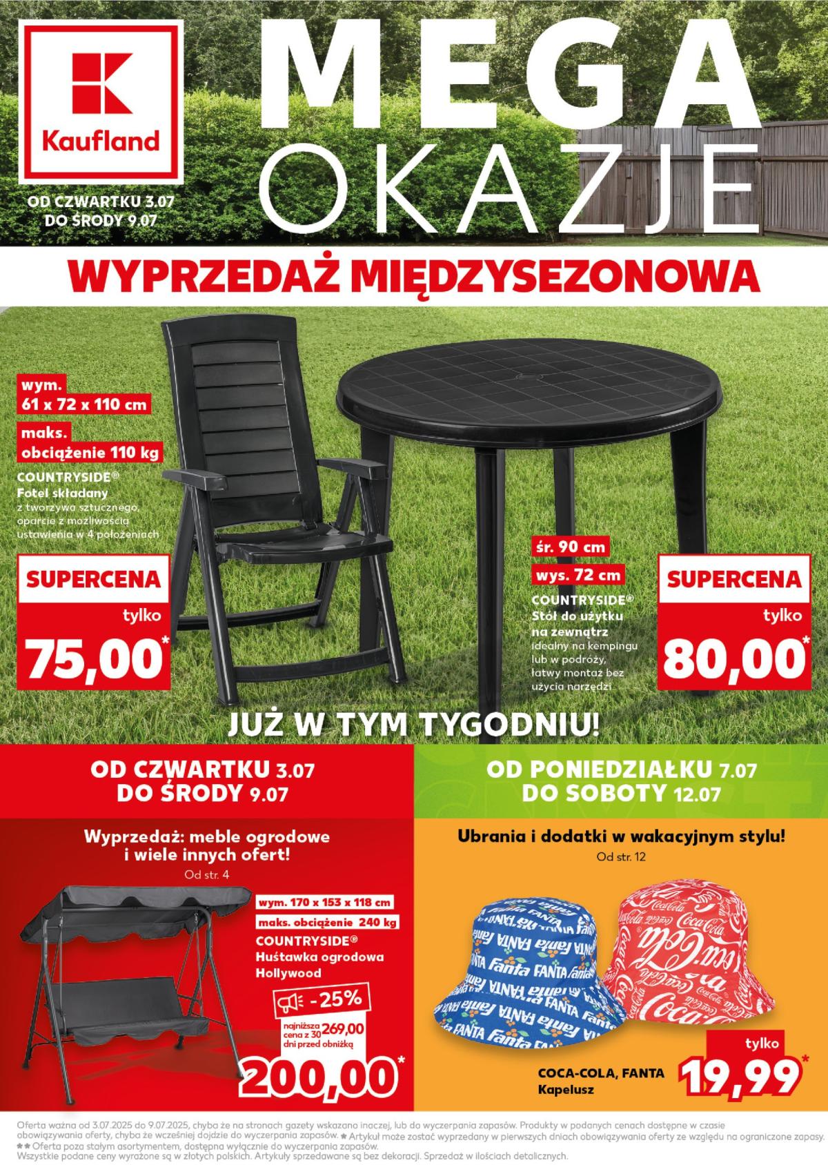 Gazetka Kaufland - Mega okazje ważna od 03.07. - 09.07.