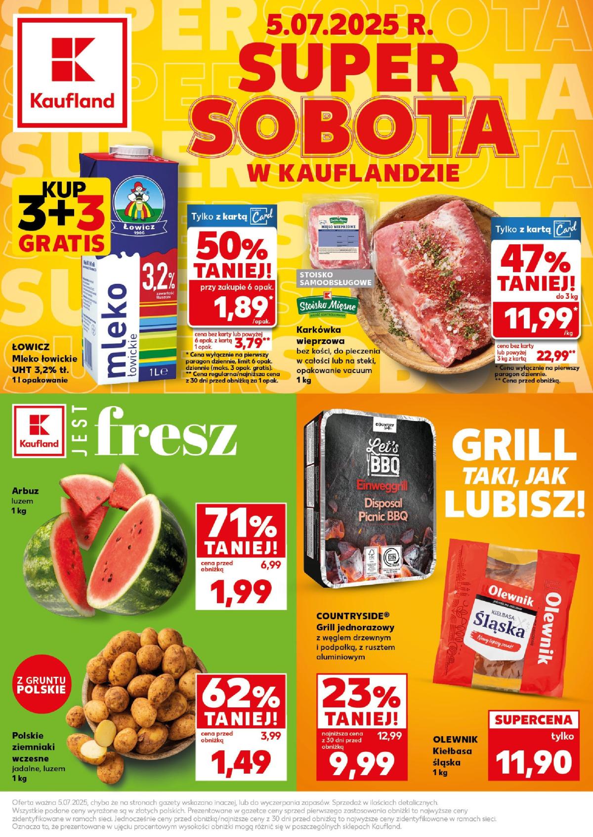 Gazetka Kaufland - Super Sobota ważna od 03.07. - 05.07.