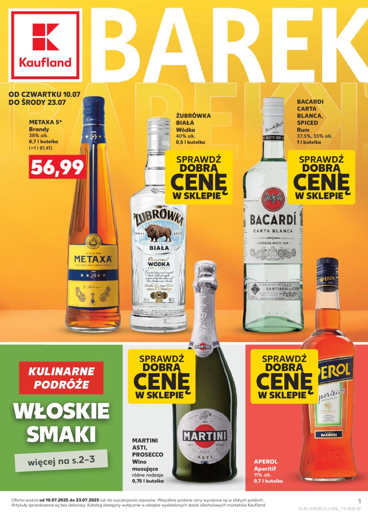 Gazetka Kaufland - Barek ważna od 10.07. - 23.07.