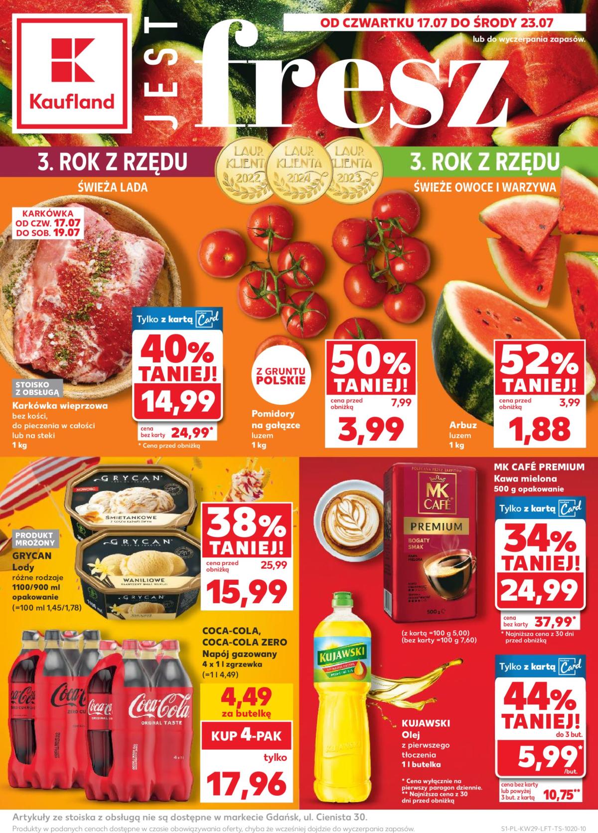 Gazetka Kaufland ważna od 17.07. - 23.07.