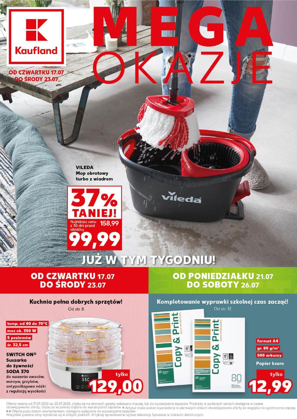 Gazetka Kaufland - Mega okazje ważna od 17.07. - 23.07.