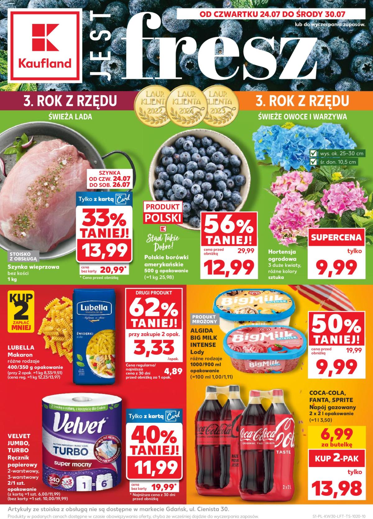 Gazetka Kaufland ważna od 24.07. - 30.07.