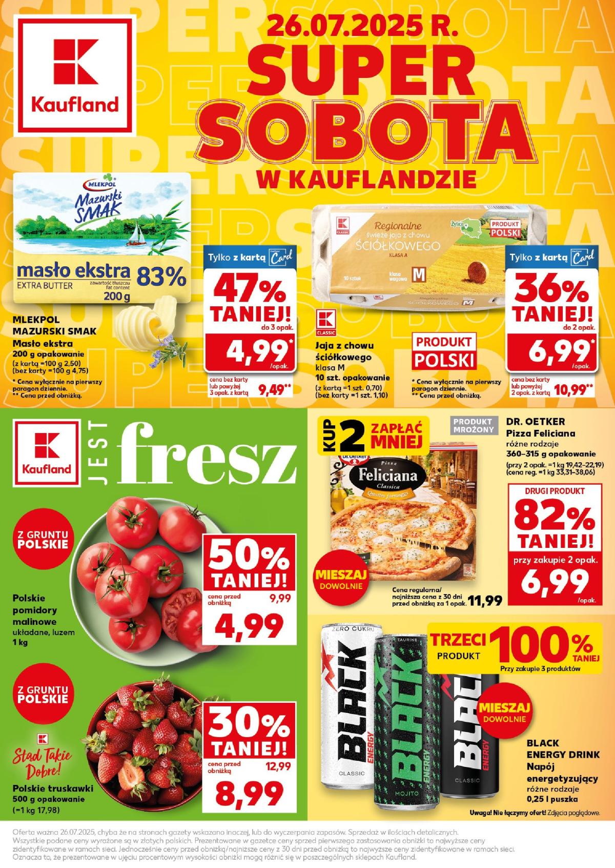 Gazetka Kaufland - Super Sobota ważna od 26.07. - 26.07.