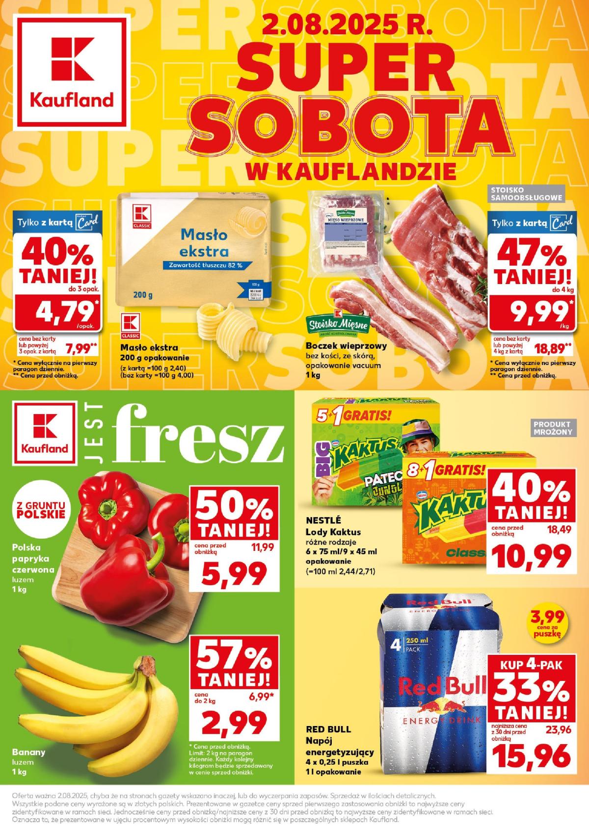 Gazetka Kaufland - Super Sobota - ważna od 02.08. do 02.08.