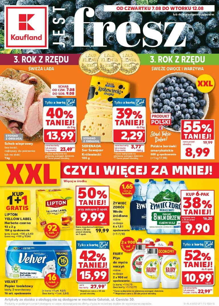 Gazetka Kaufland - ważna od 07.08. do 12.08.