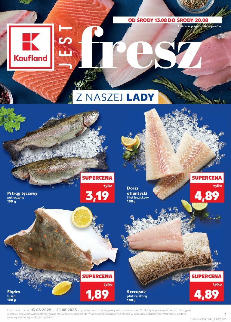 Gazetka Kaufland - Fresz - ważna od 13.08. do 20.08.
