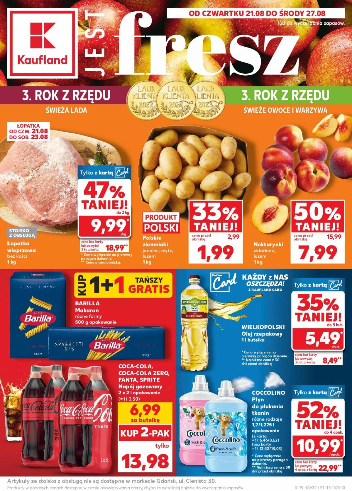 Gazetka Kaufland - ważna od 21.08. do 27.08.