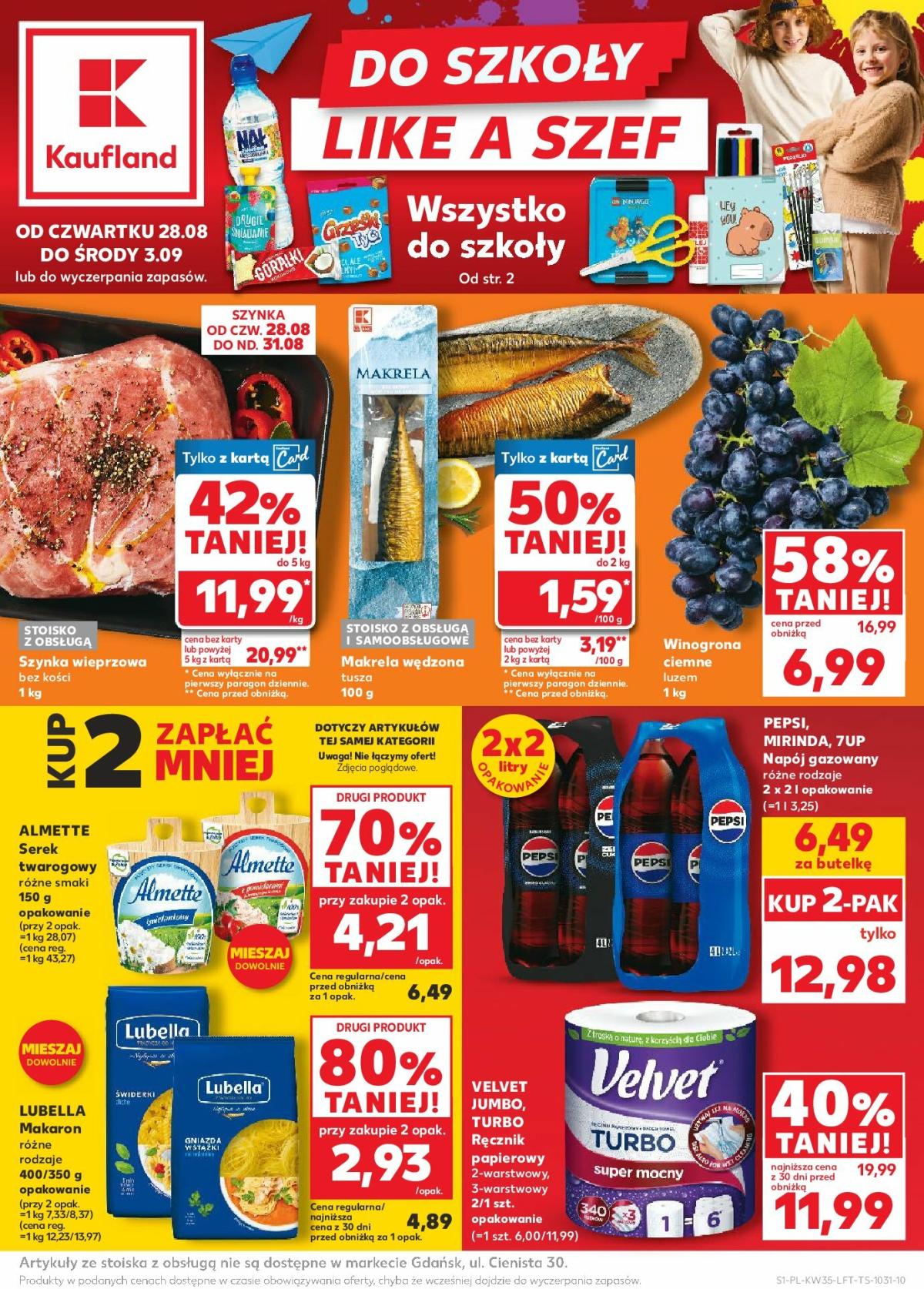 Gazetka Kaufland - ważna od 28.08. do 03.09.
