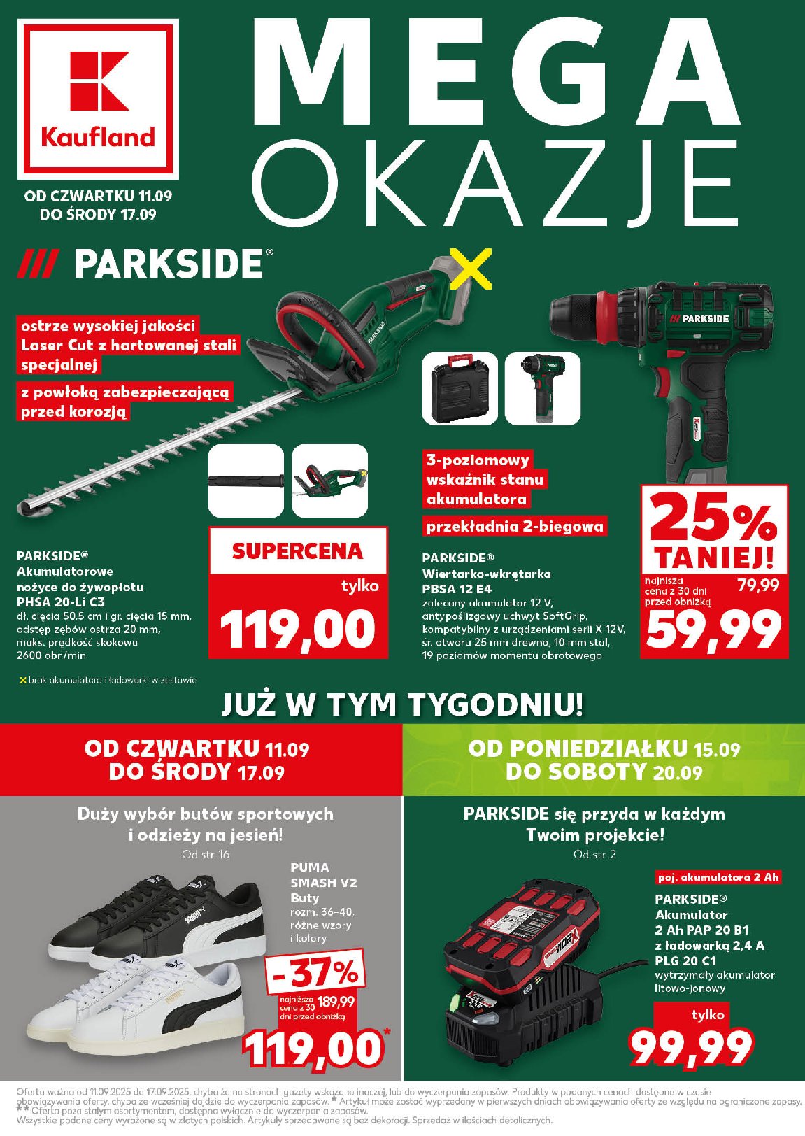 Gazetka Kaufland - Mega Okazje - ważna od 11.09. do 17.09.