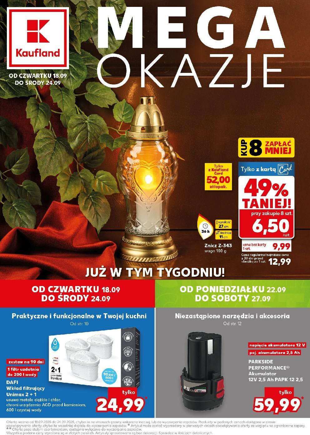 Gazetka Kaufland - Mega Okazje - ważna od 18.09. do 24.09.