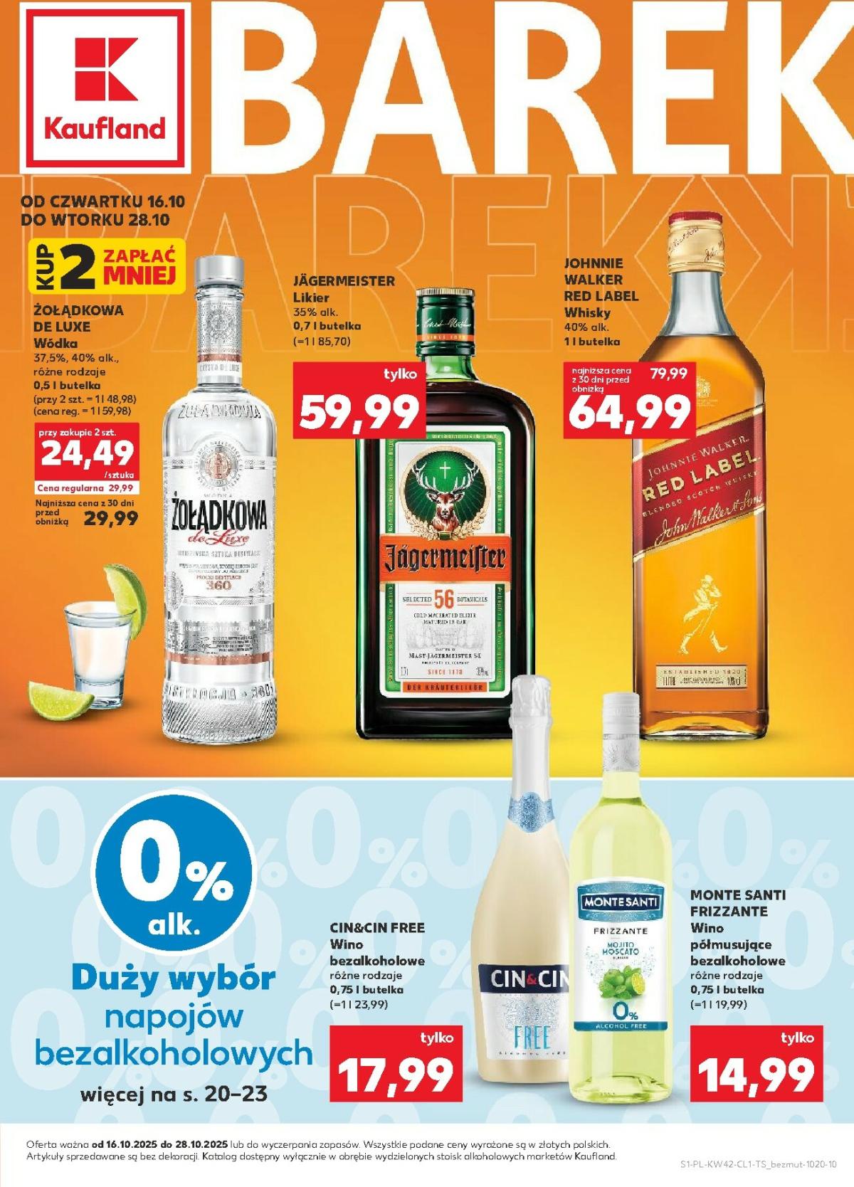 Gazetka Kaufland - Barek - ważna od 16.10. do 28.10.