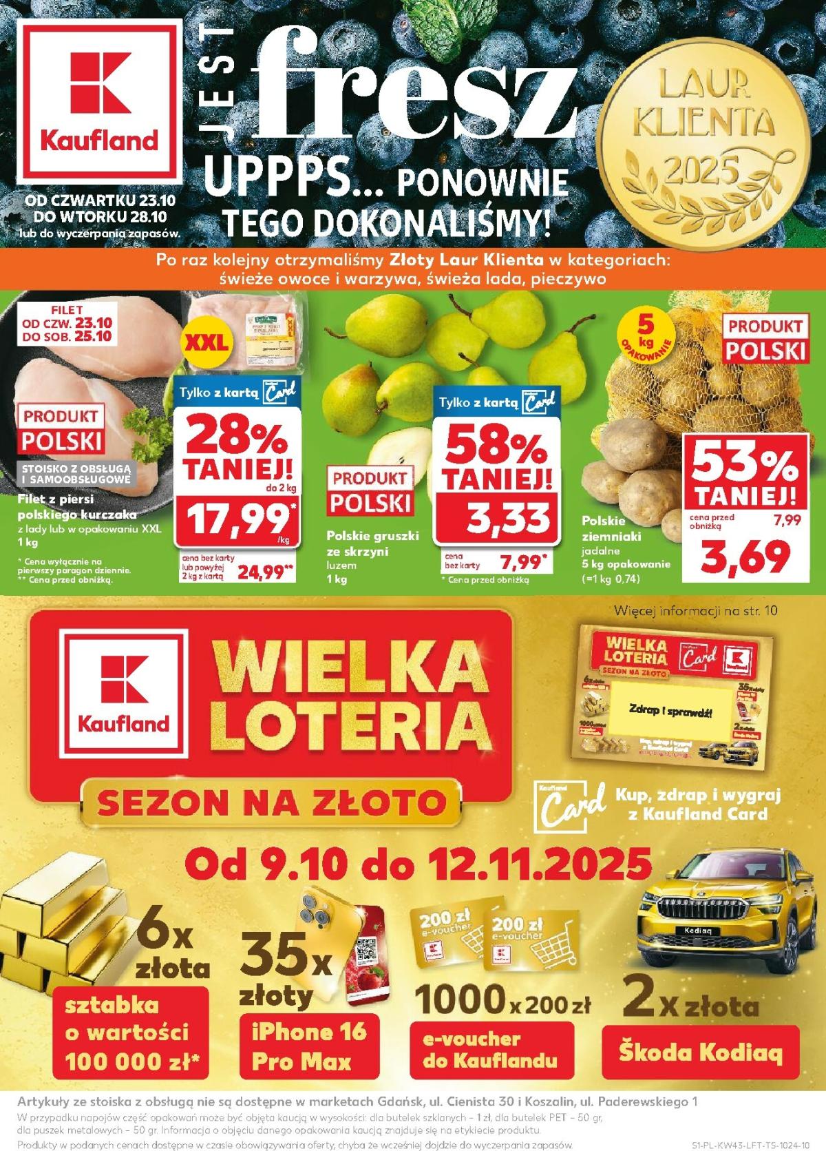 Gazetka Kaufland - ważna od 23.10. do 28.10.