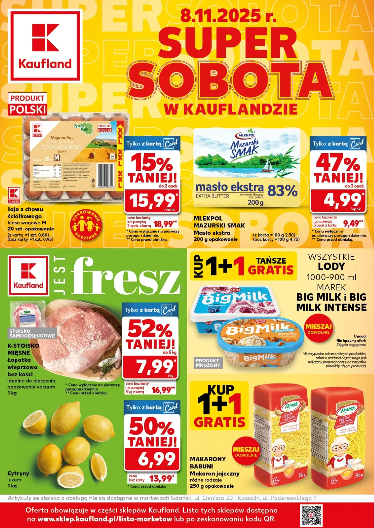 Gazetka Kaufland - Super Sobota - ważna od 08.11. do 08.11.