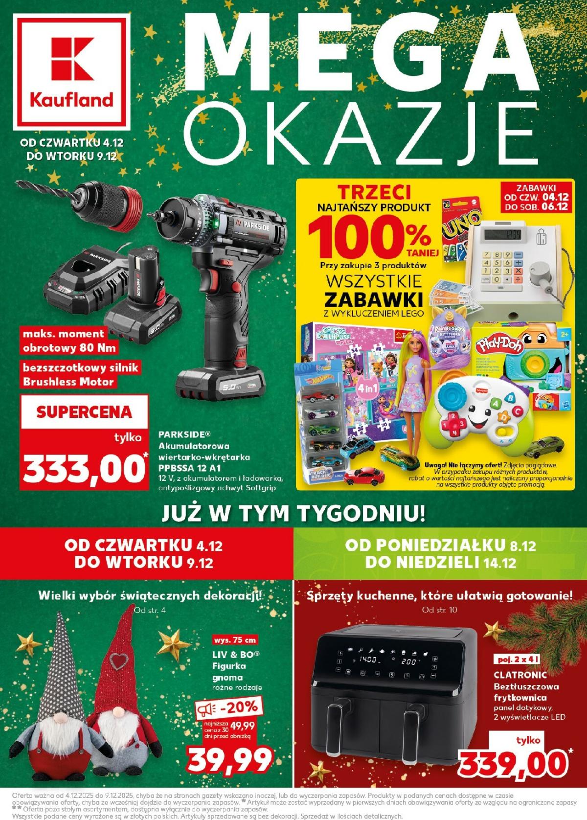 Gazetka Kaufland - Mega Okazje - ważna od 04.12. do 09.12.