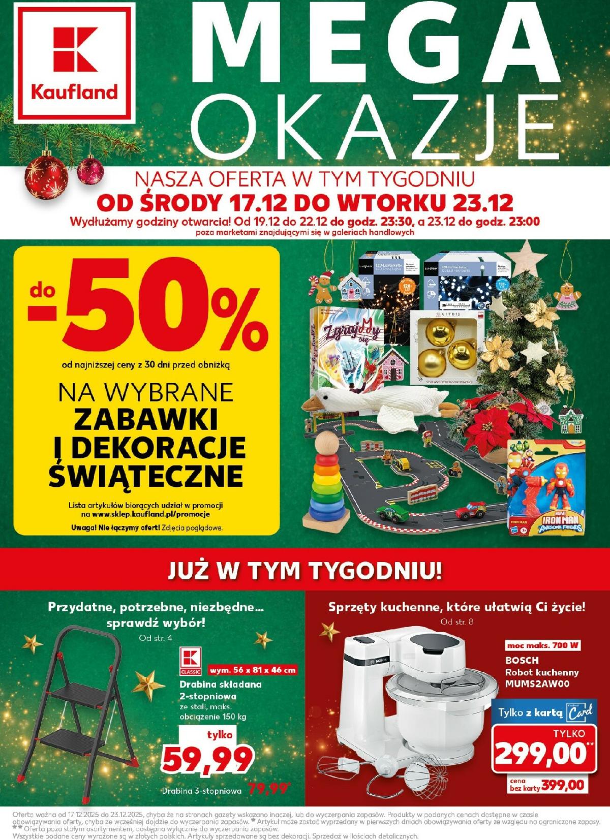 Gazetka Kaufland - Mega Okazje - ważna od 17.12. do 23.12.