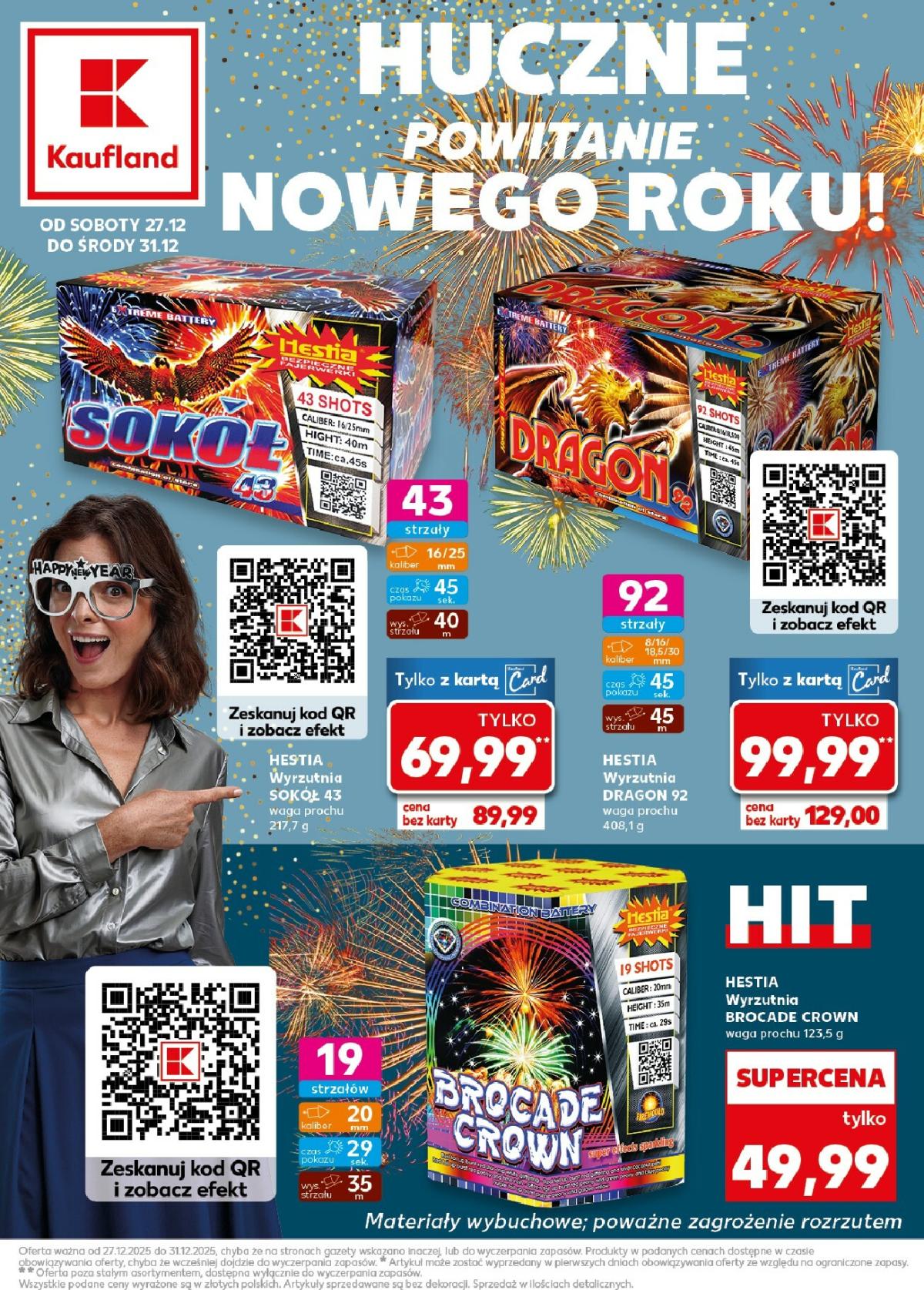 Gazetka Kaufland - Huczne powitanie nowego roku - ważna od 27.12. do 31.12.