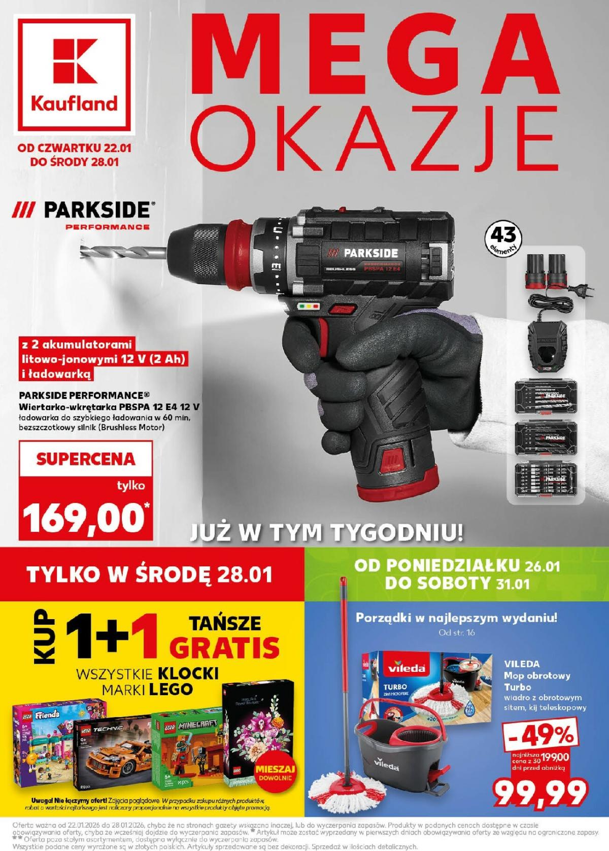 Gazetka Kaufland - Mega okazje - ważna od 22.01. do 28.01.