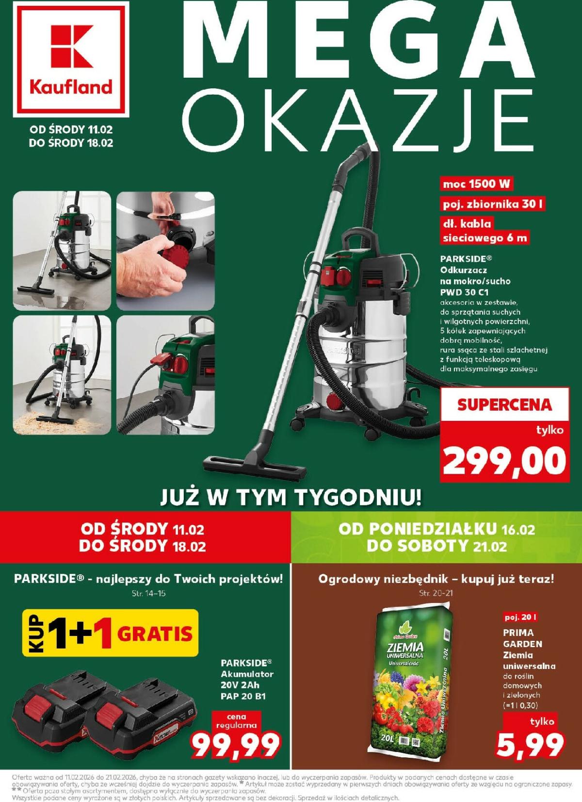 Gazetka Kaufland - Mega Okazje - ważna od 11.02.2026 do 18.02.2026