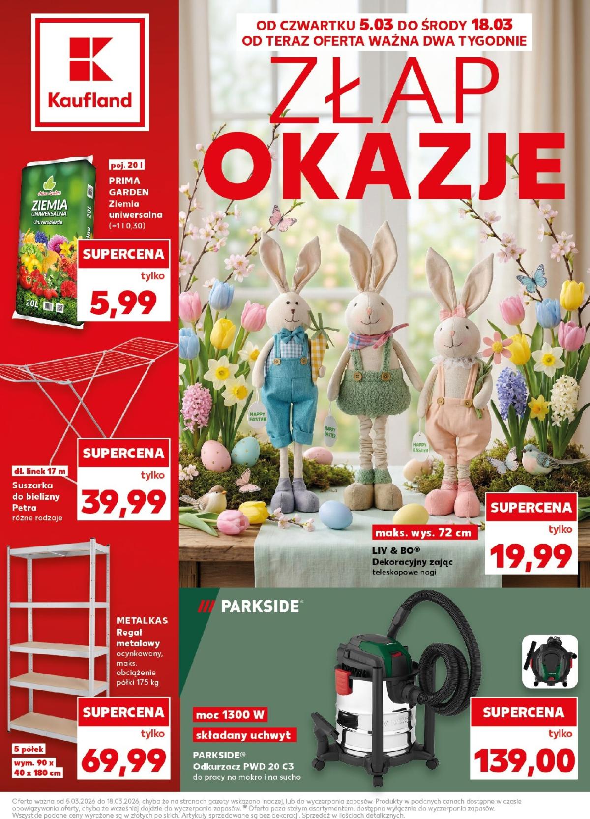 Gazetka Kaufland - Mega okazje - ważna od 05.03.2026 do 18.03.2026