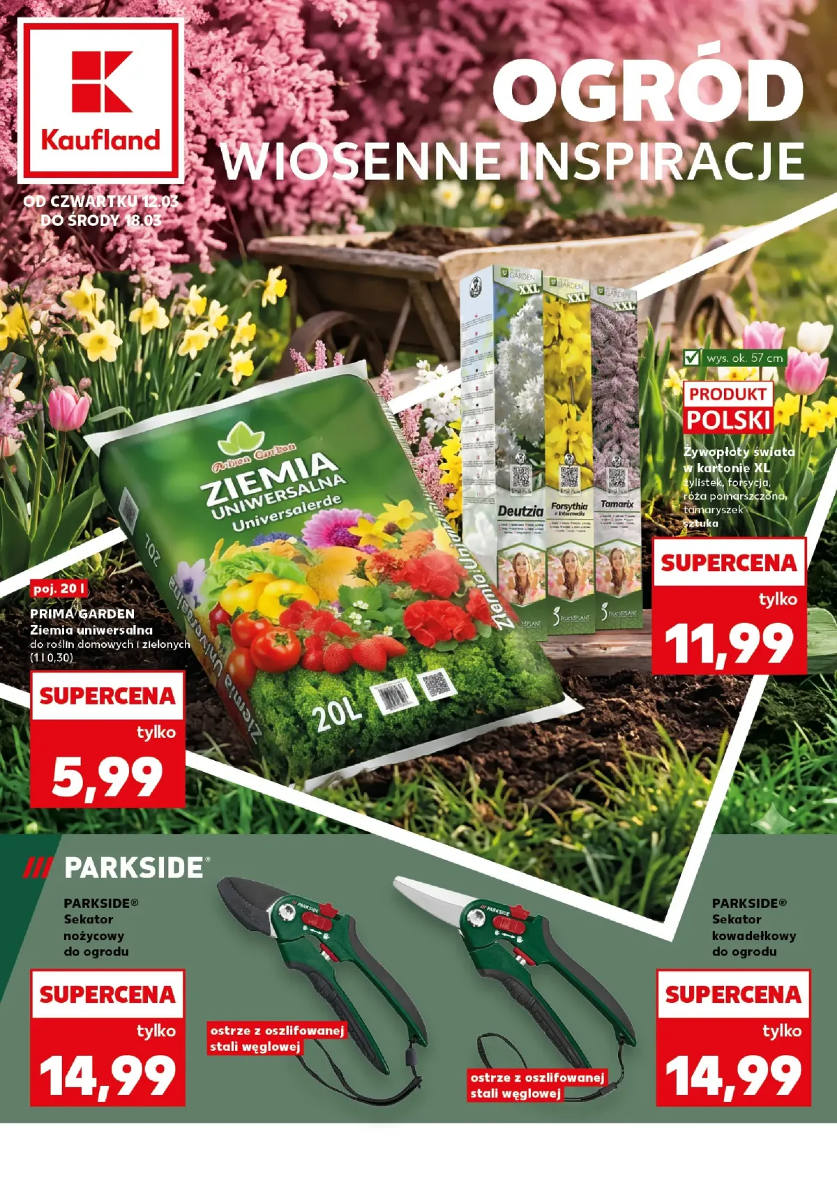 Gazetka Kaufland - Ogród - ważna od 12.03.2026 do 18.03.2026