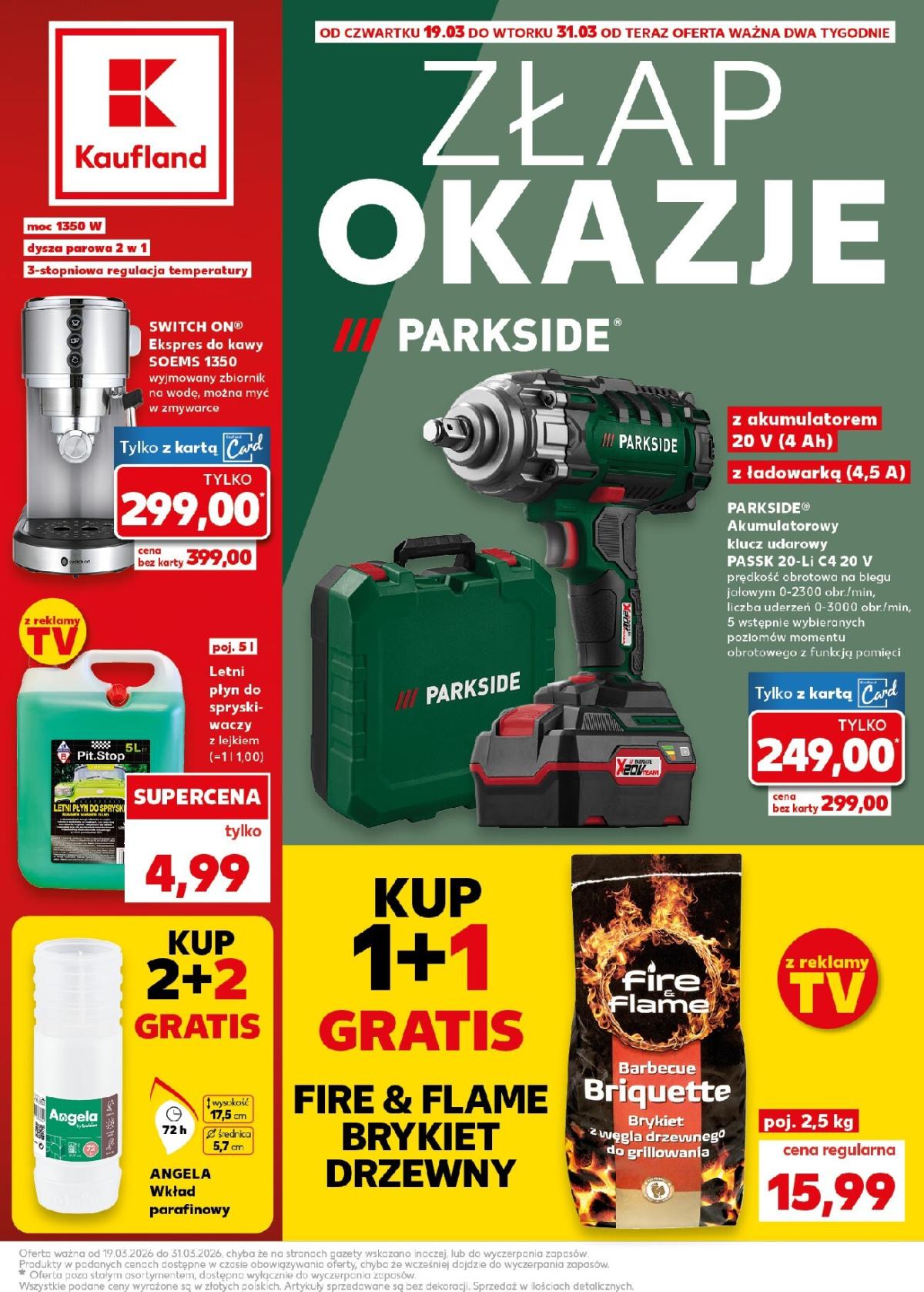 Gazetka Kaufland - Mega okazje - ważna od 19.03.2026 do 31.03.2026