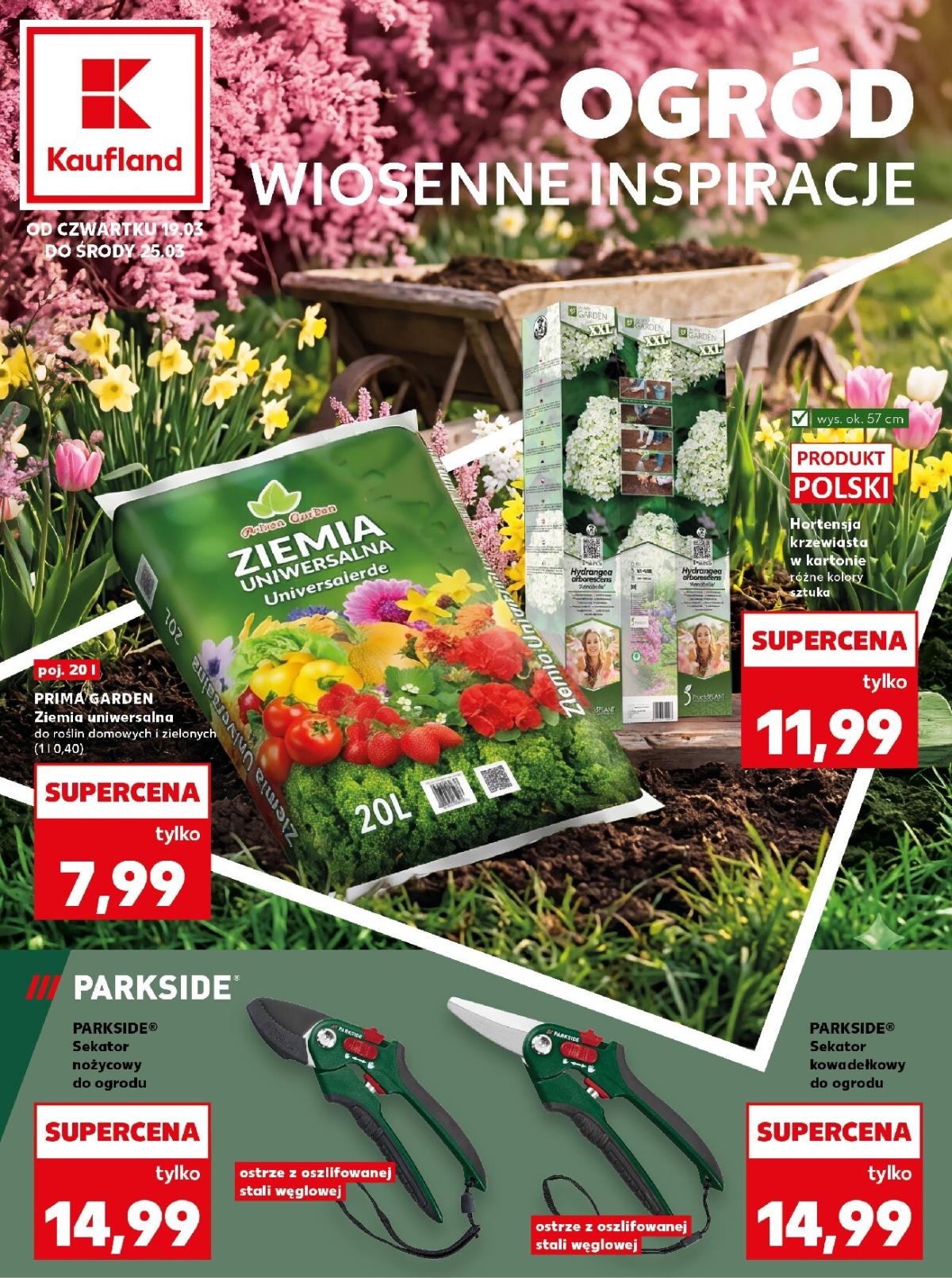 Gazetka Kaufland - Ogród - ważna od 19.03.2026 do 25.03.2026