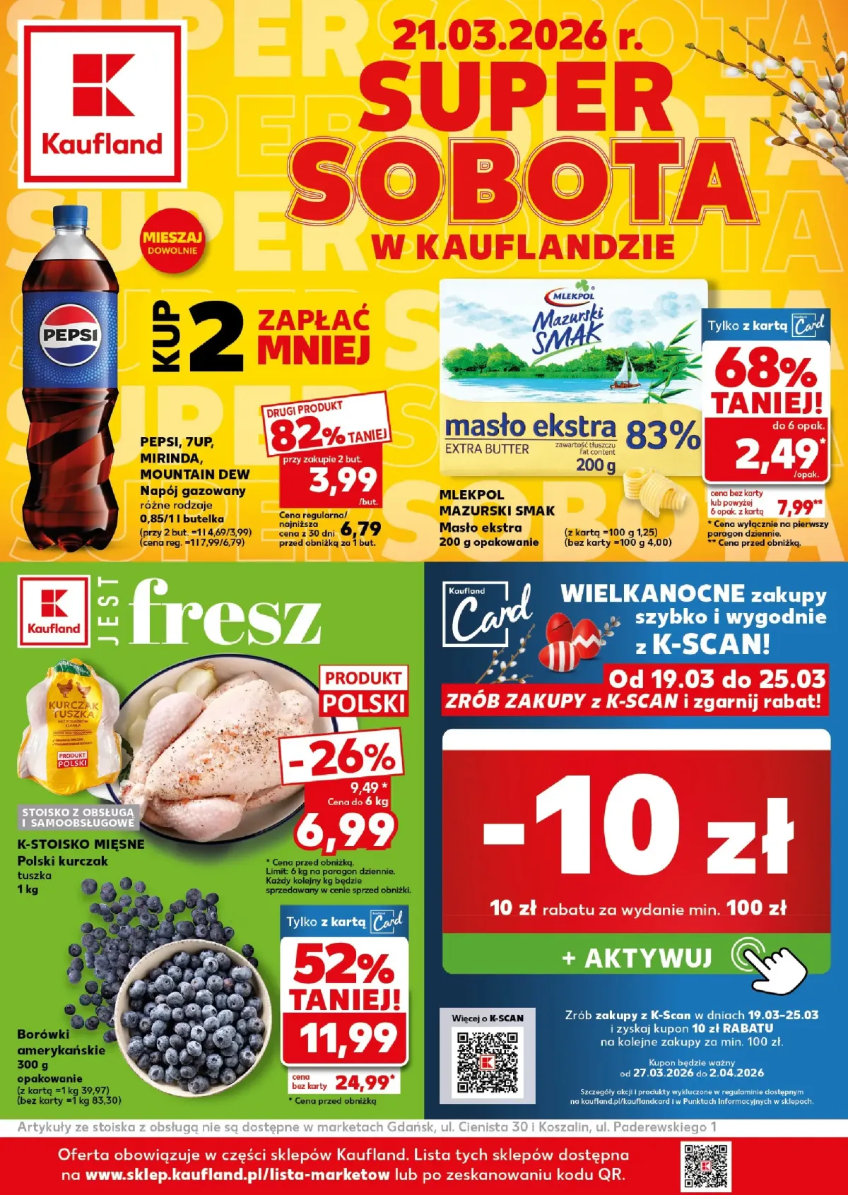 Gazetka Kaufland - Super Sobota - ważna od 21.03.2026 - 21.03.2026