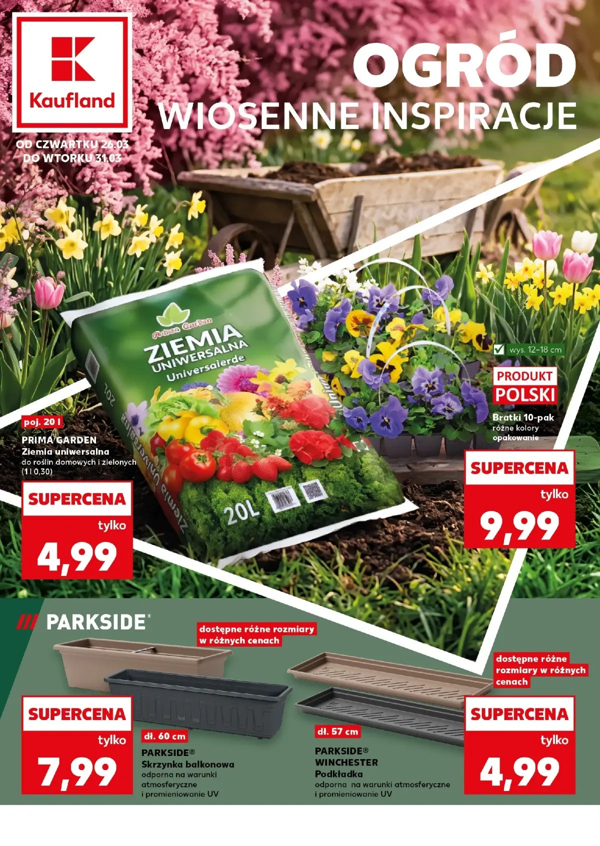 Gazetka Kaufland - Ogród - ważna od 26.03.2026 do 31.03.2026