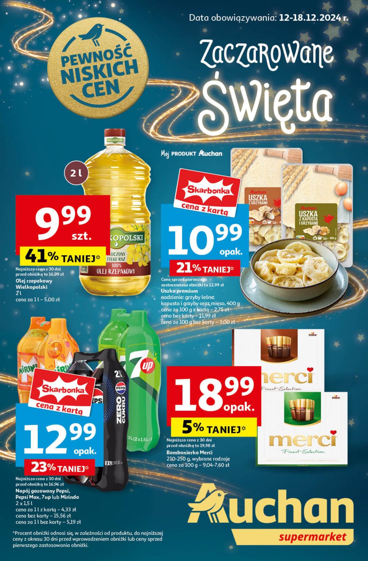 Supermarket Auchan gazetka ważna od 12.12. - 18.12.