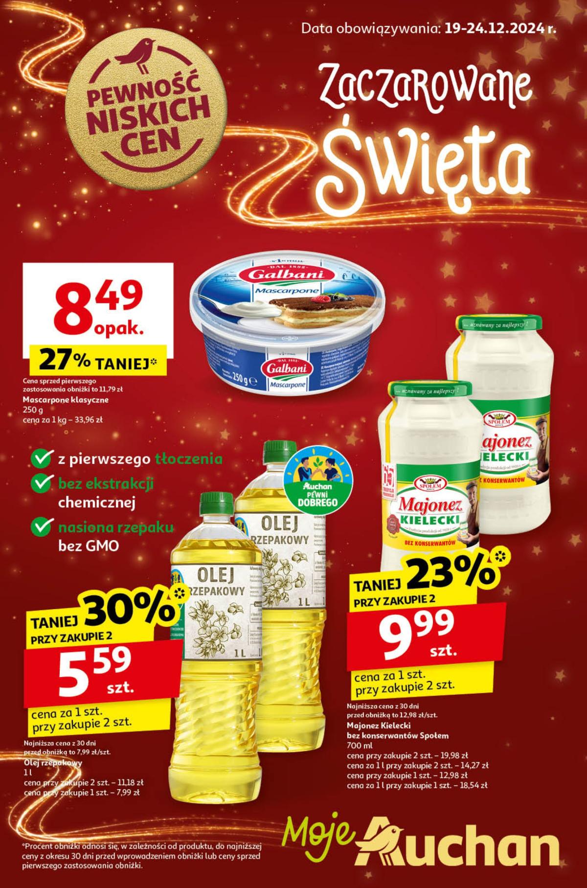 Moje Auchan gazetka ważna od 19.12. - 24.12.