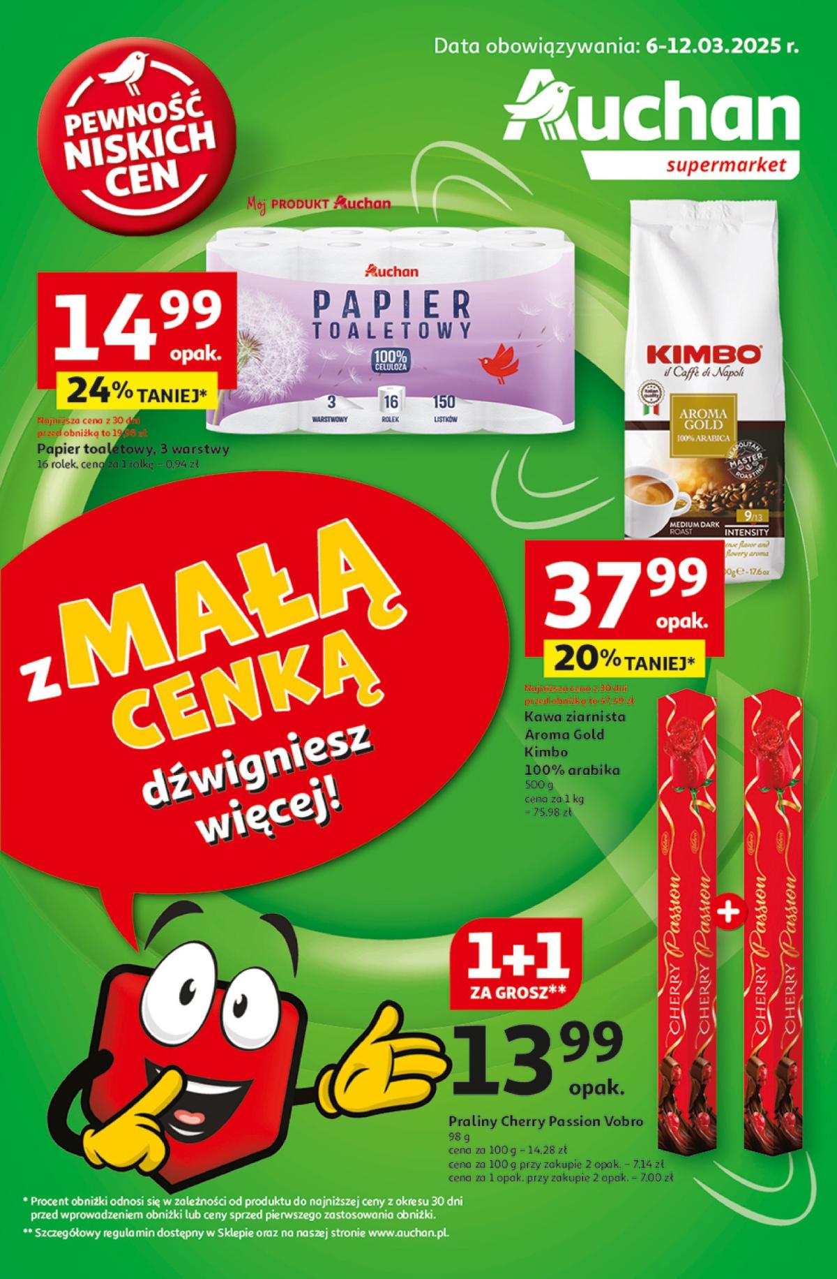 Supermarket Auchan gazetka ważna od 06.03. - 12.03.