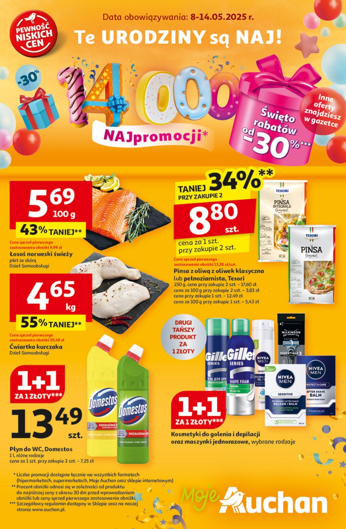 Moje Auchan gazetka ważna od 08.05. - 14.05.