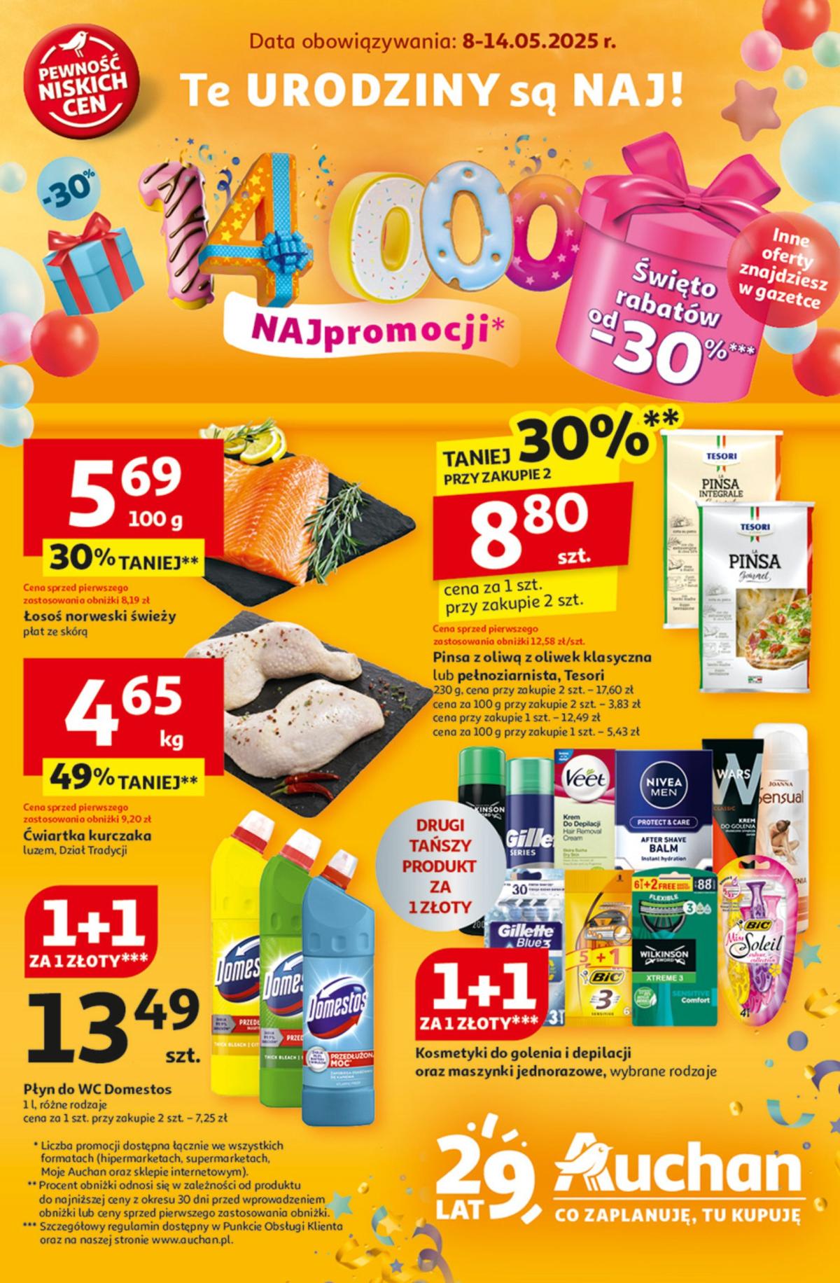Hipermarket Auchan gazetka ważna od 08.05. - 14.05.