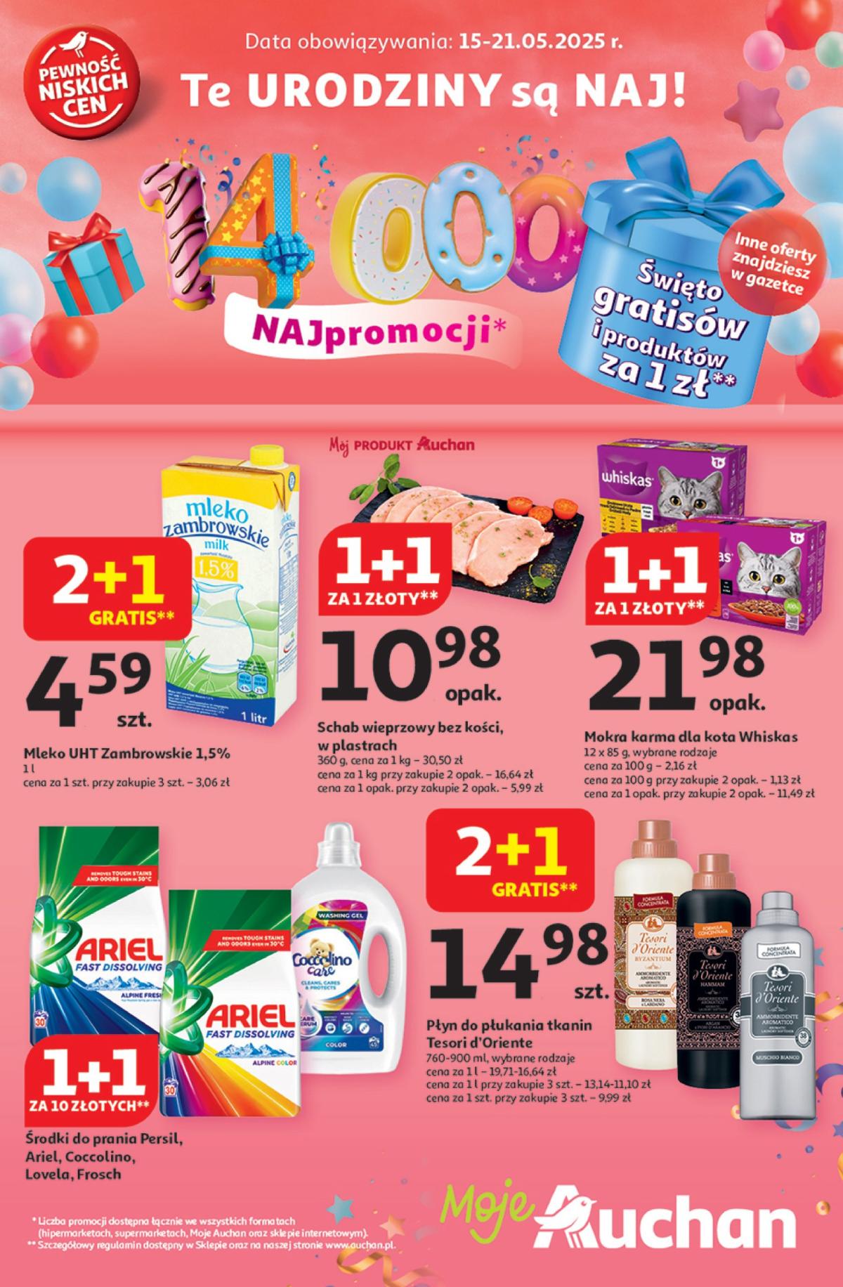 Moje Auchan gazetka ważna od 15.05. - 21.05.