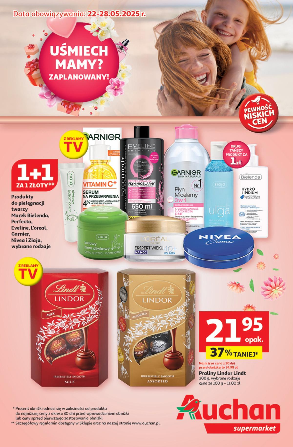 Supermarket Auchan gazetka ważna od 22.05. - 28.05.