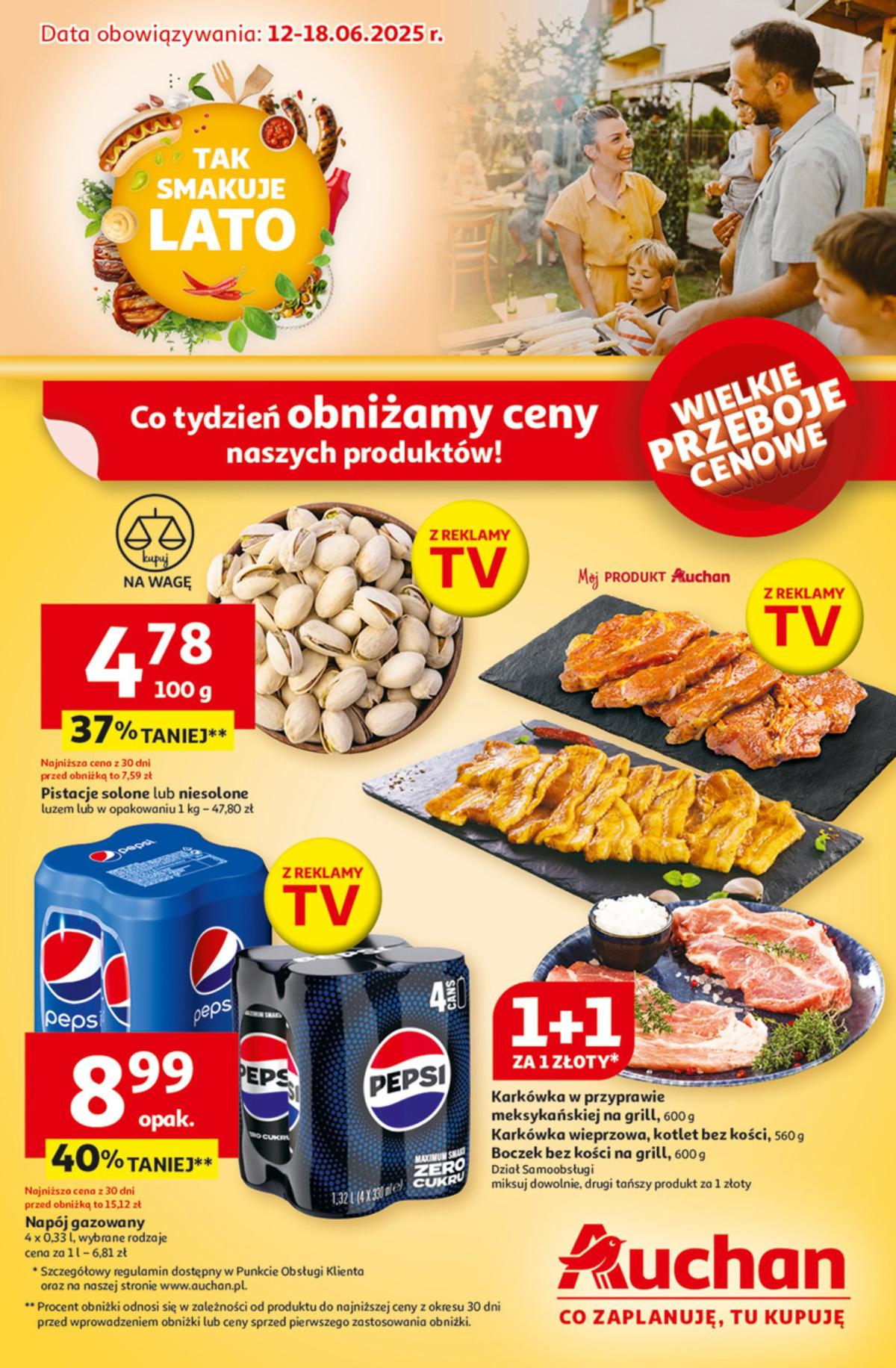 Gazetka Hipermarket Auchan ważna od 12.06. - 18.06.