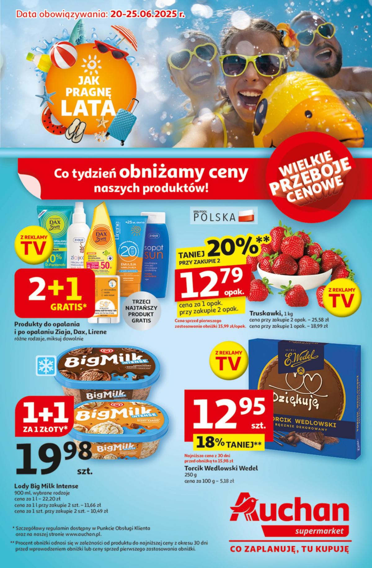 Gazetka Supermarket Auchan ważna od 20.06. - 25.06.