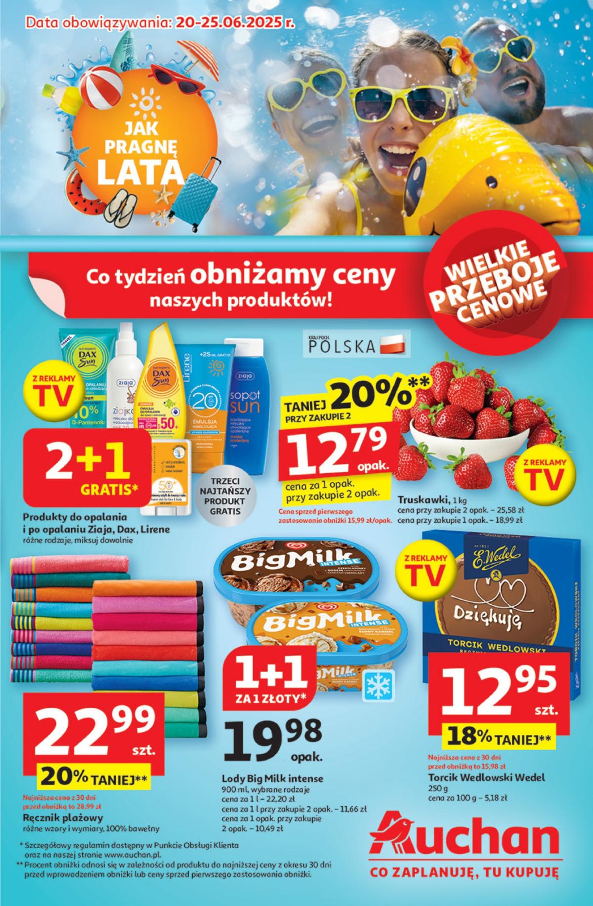 Gazetka Hipermarket Auchan ważna od 20.06. - 25.06.