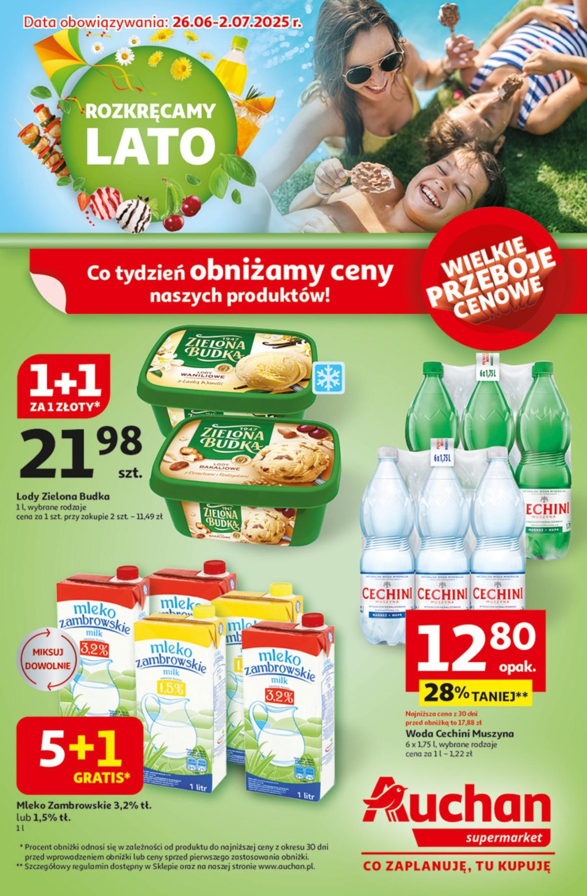 Gazetka Supermarket Auchan ważna od 26.06. - 02.07.