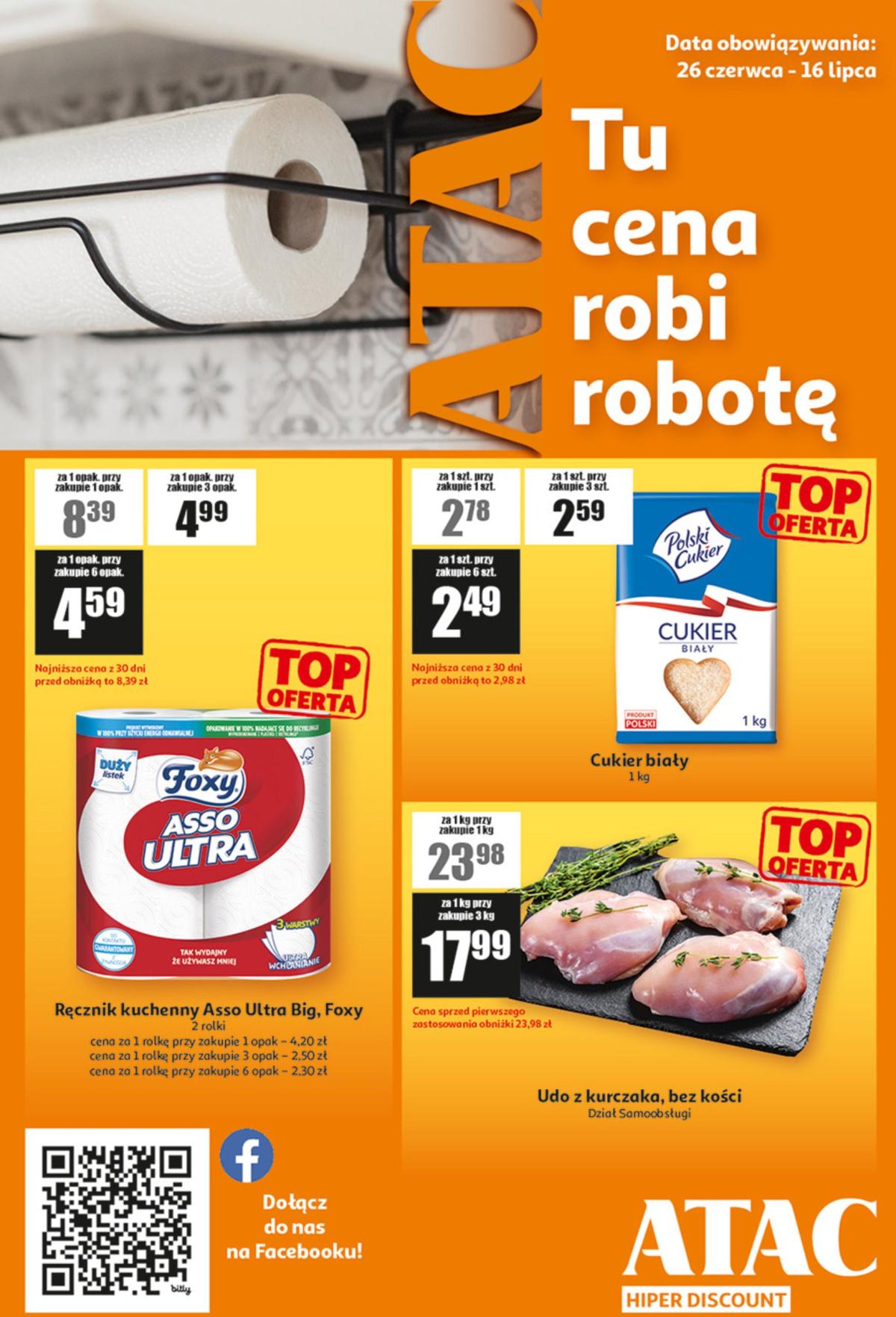 Gazetka Auchan - ATAC Hiper Discount ważna od 26.06. - 16.07.