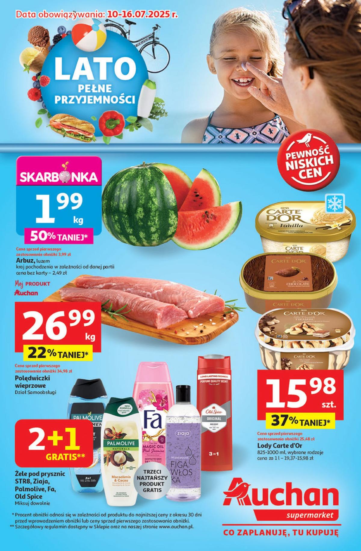 Gazetka Supermarket Auchan ważna od 10.07. - 16.07.