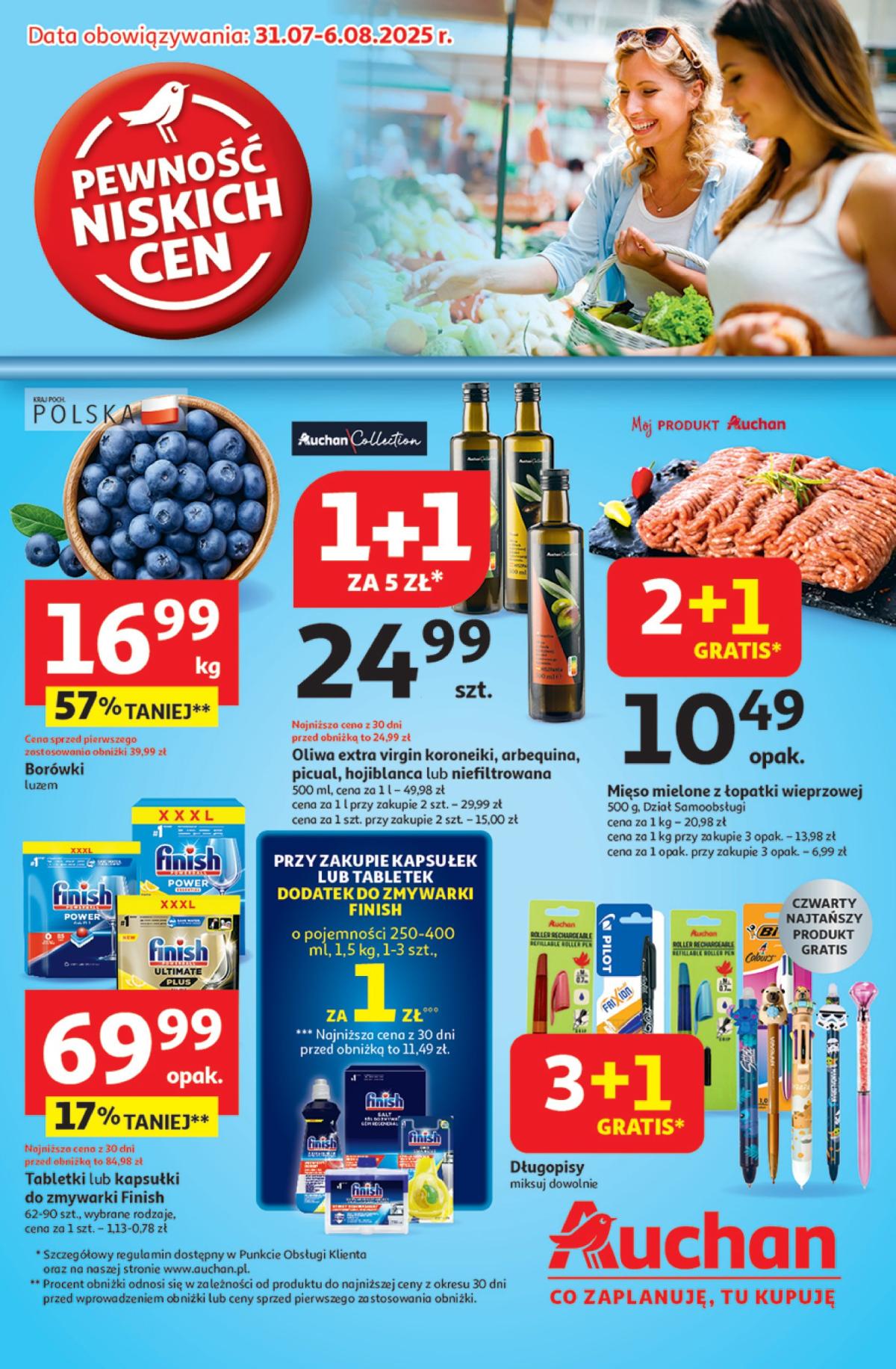 Gazetka Hipermarket Auchan ważna od 31.07. - 06.08.