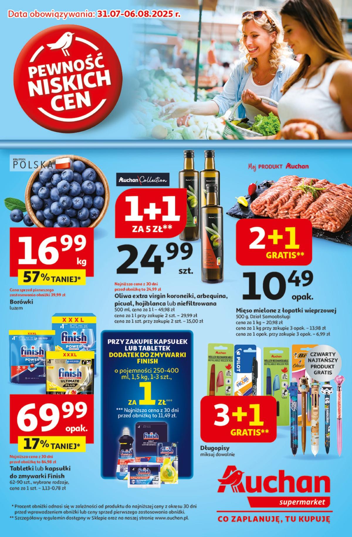 Gazetka Supermarket Auchan ważna od 31.07. - 06.08.