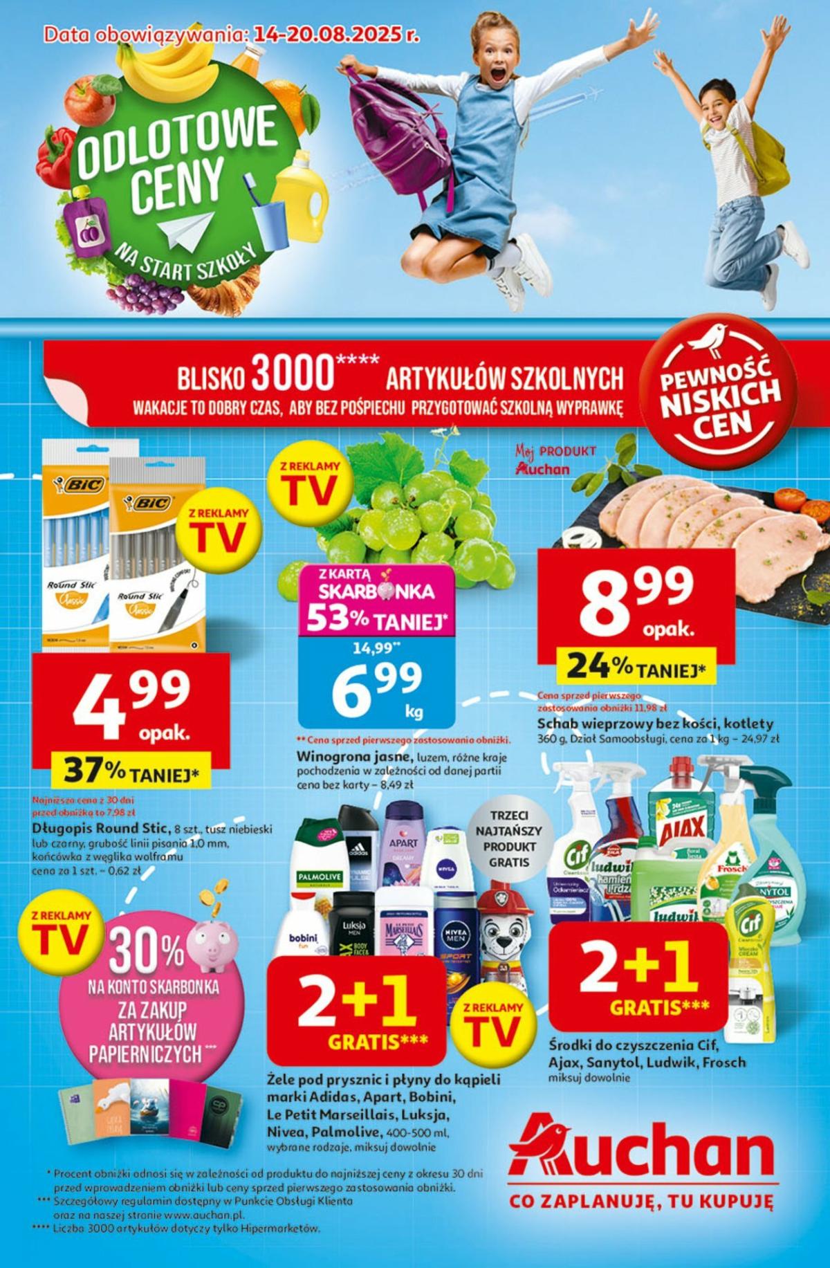 Gazetka Hipermarket Auchan - ważna od 14.08. do 20.08.