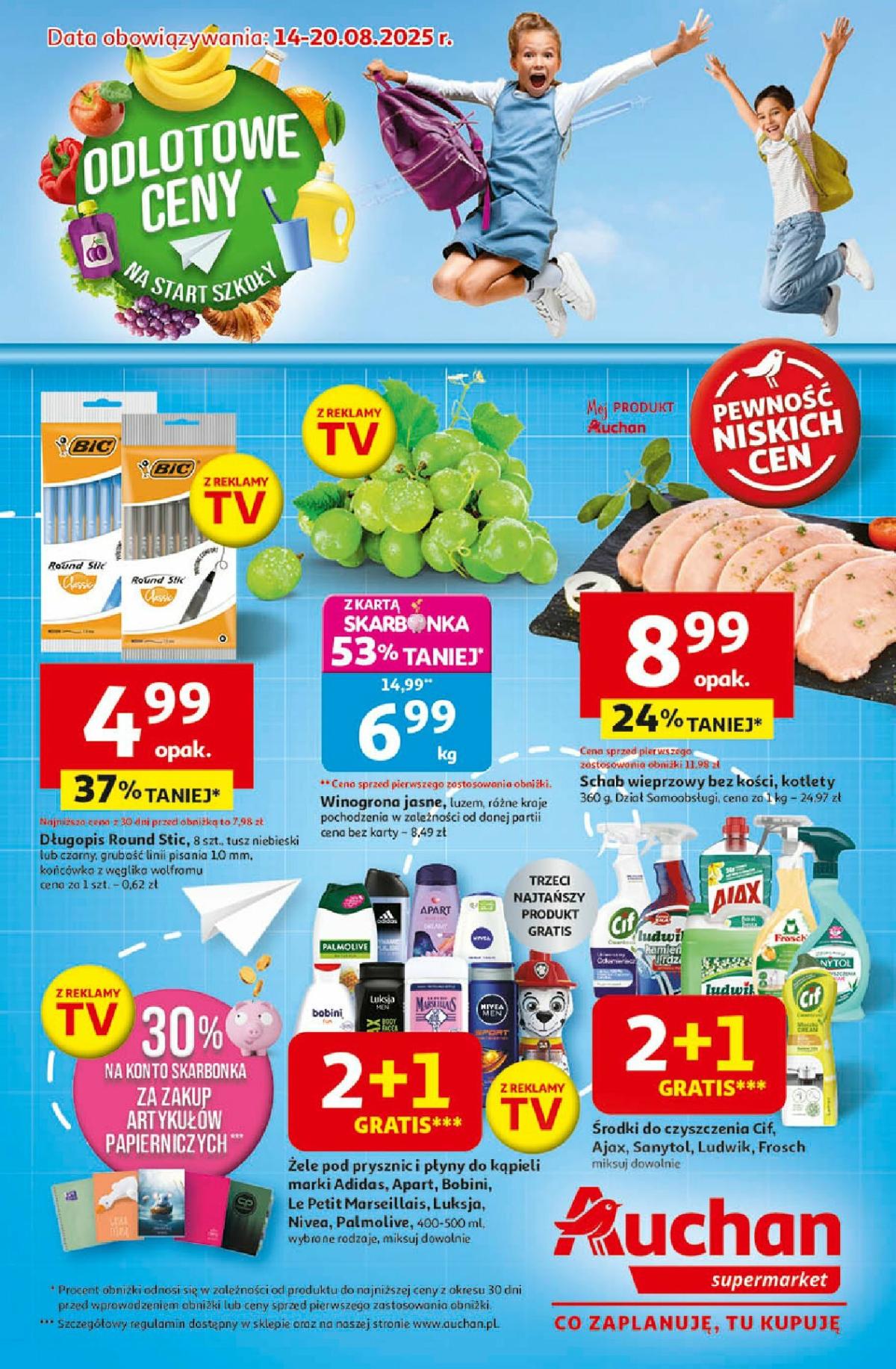 Gazetka Supermarket Auchan - ważna od 14.08. do 20.08.