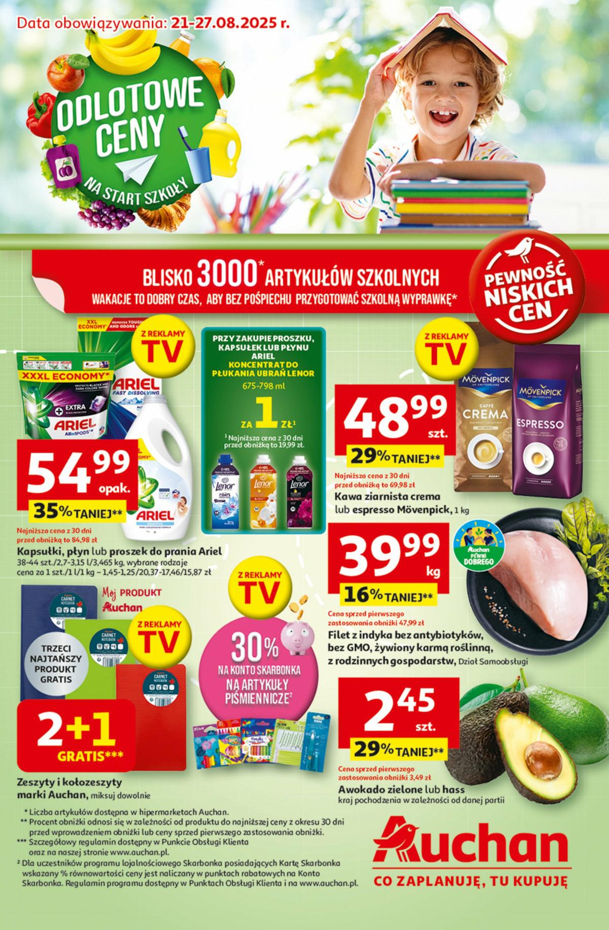 Gazetka Hipermarket Auchan - ważna od 21.08. do 27.08.