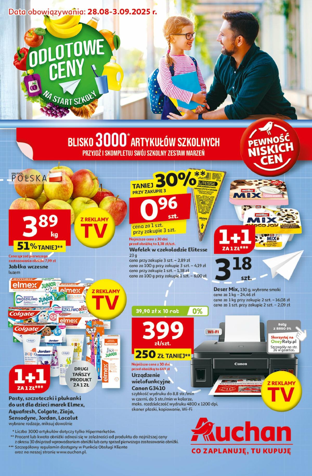 Gazetka Hipermarket Auchan - ważna od 28.08. do 03.09.