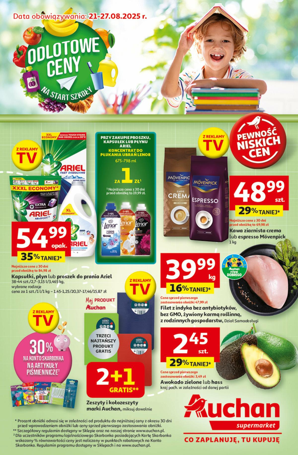 Gazetka Supermarket Auchan - ważna od 21.08. do 27.08.