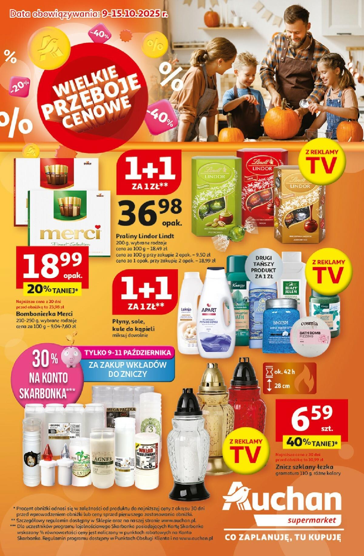 Gazetka Supermarket Auchan - ważna od 09.10. do 15.10.