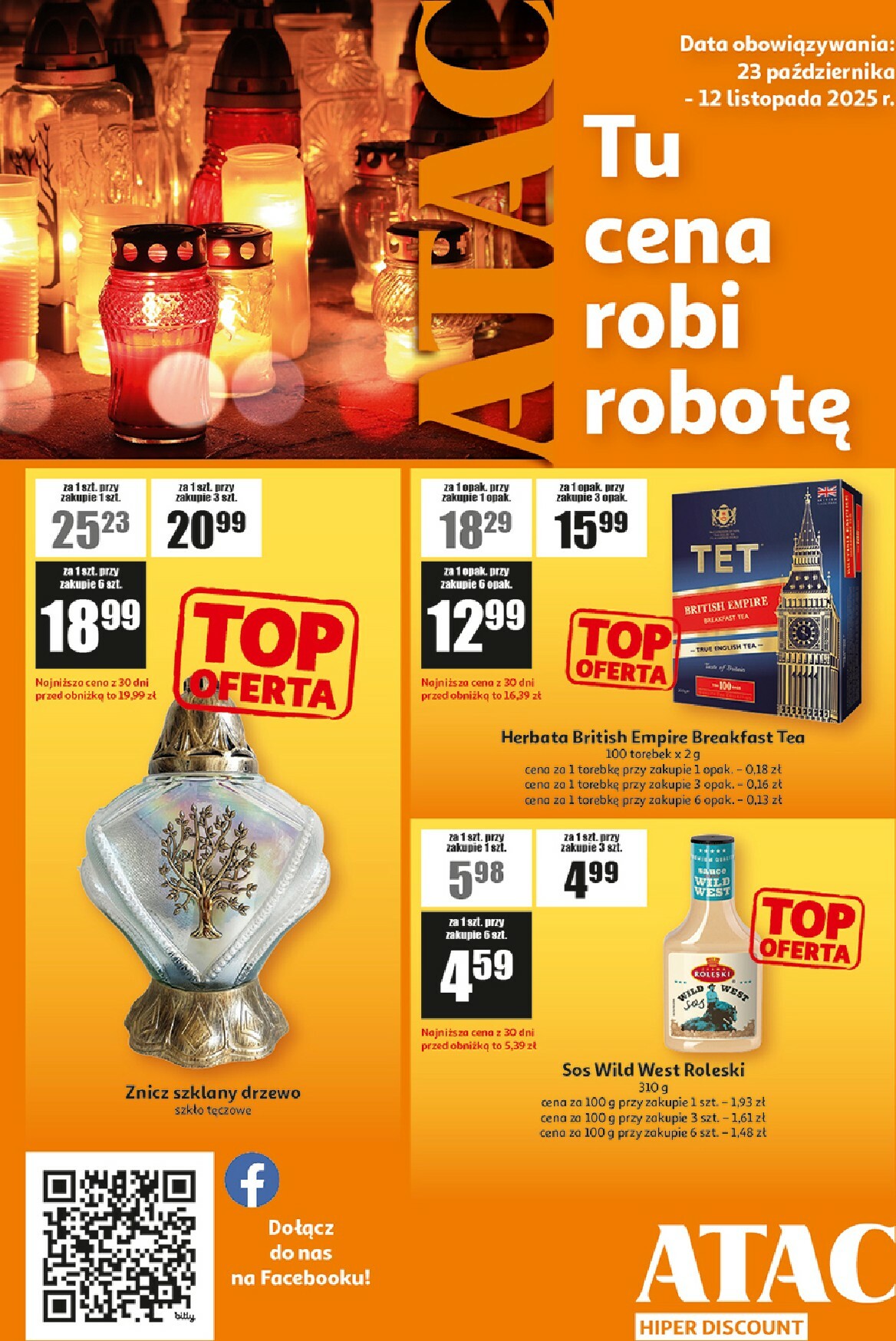Gazetka Auchan - ATAC Hiper Discount - ważna od 23.10. do 12.11.